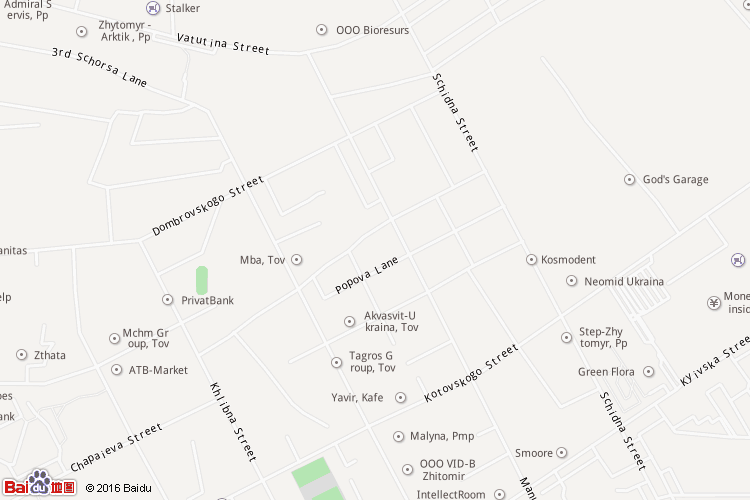 日托米尔市地图