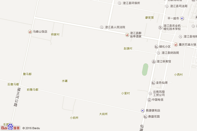 澄江地图