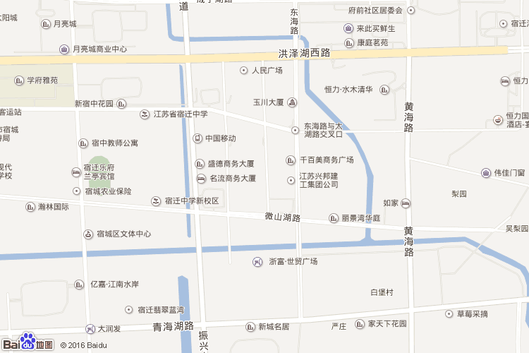 宿城地图