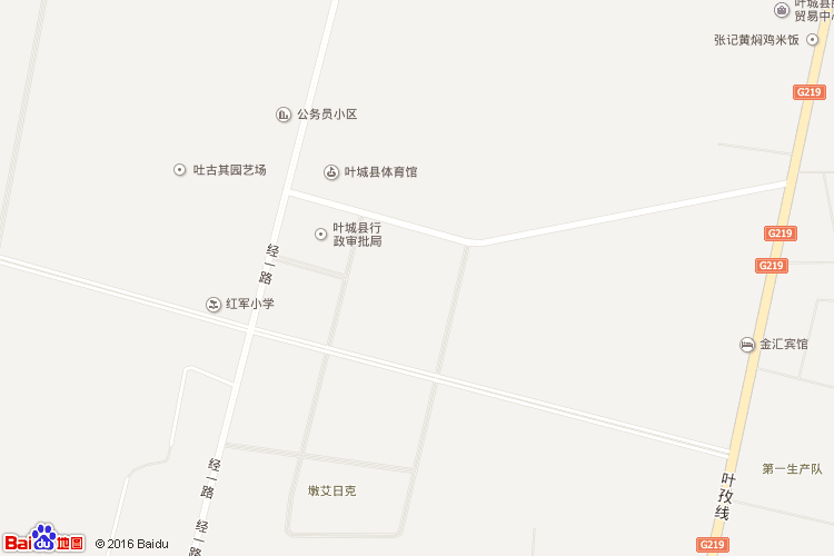 叶城地图