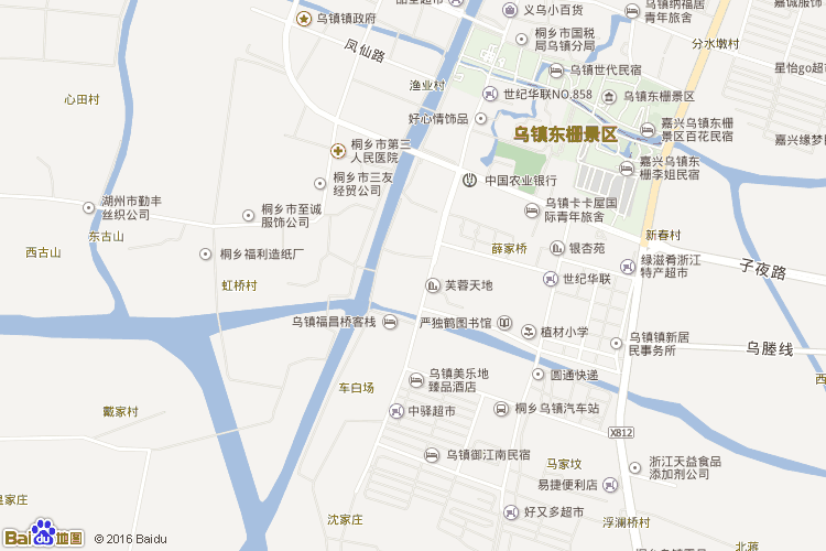 乌镇地图