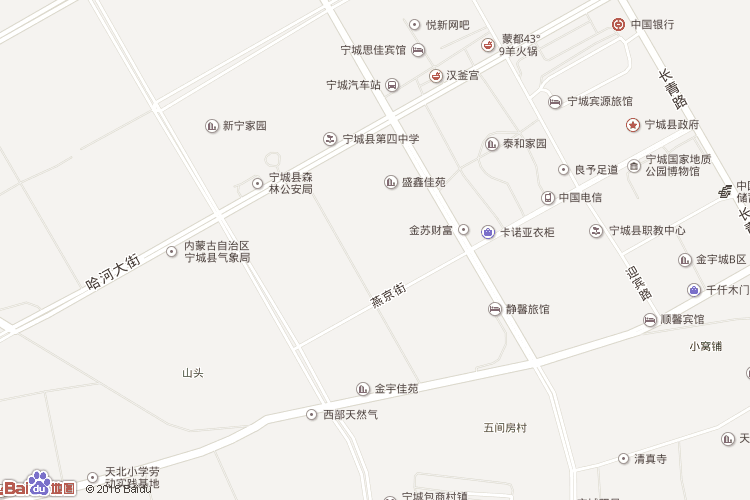 宁城地图