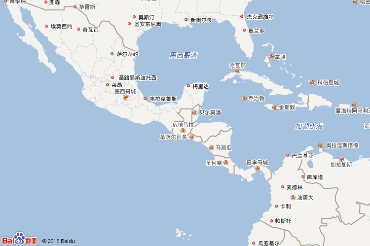 危地马拉地图