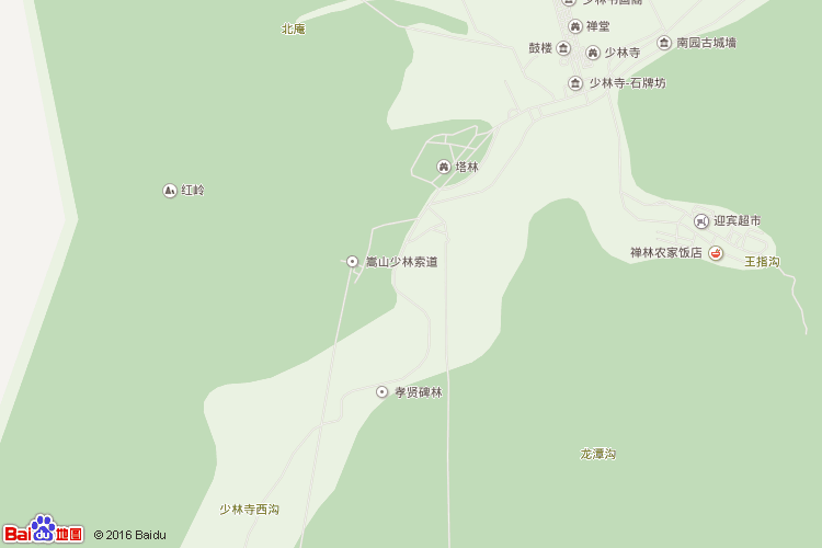 少林寺地图