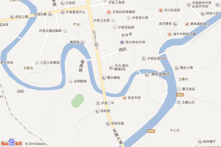 泸县地图