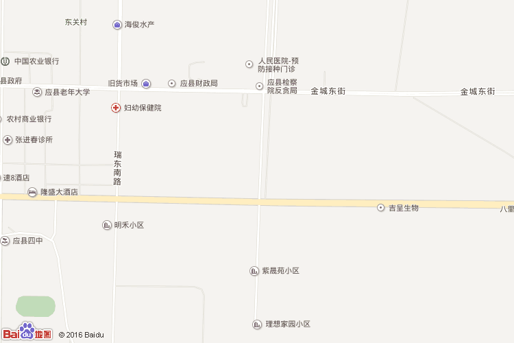 应县地图