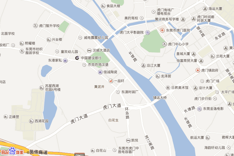 东莞市地图高清版大图