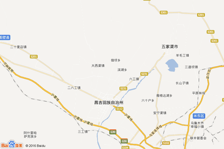 昌吉地图