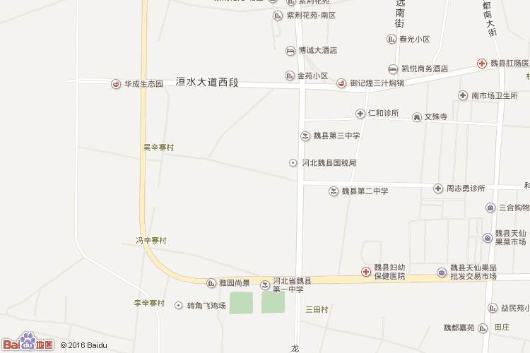 魏县地图