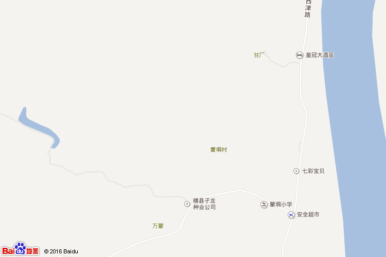 横县地图