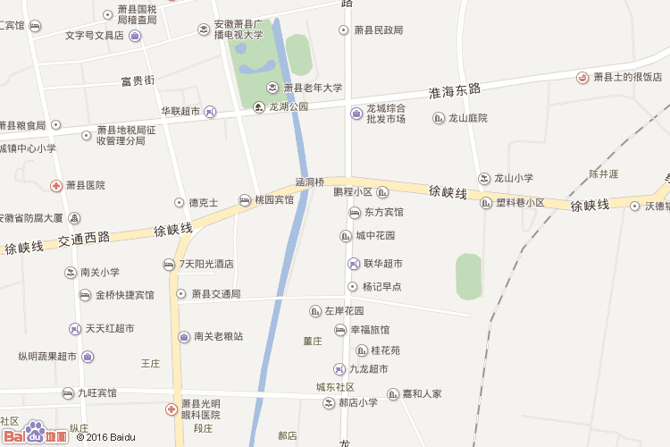 萧县地图