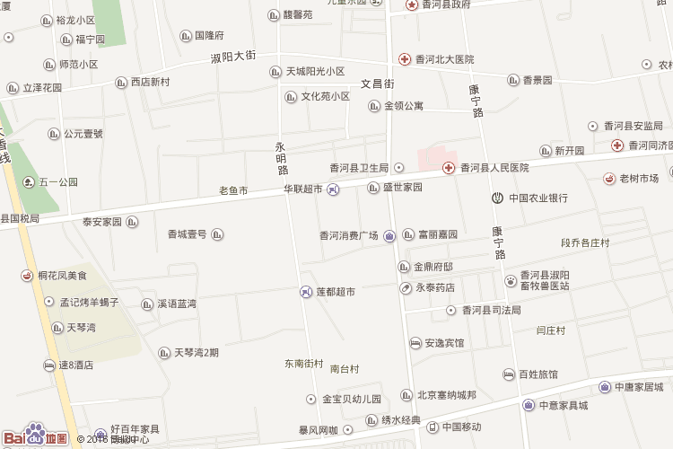 香河地图