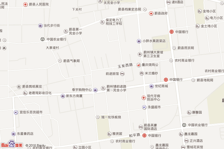 蔚县地图