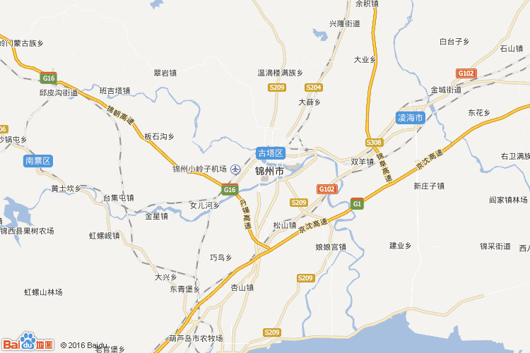 锦州地图