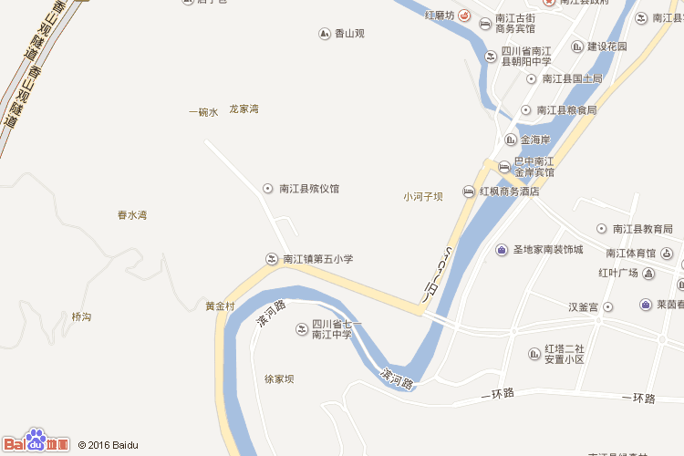 南江地图