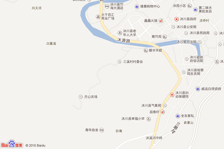 沐川地图