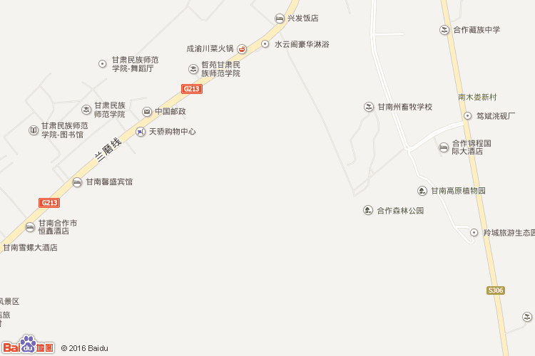甘南地图
