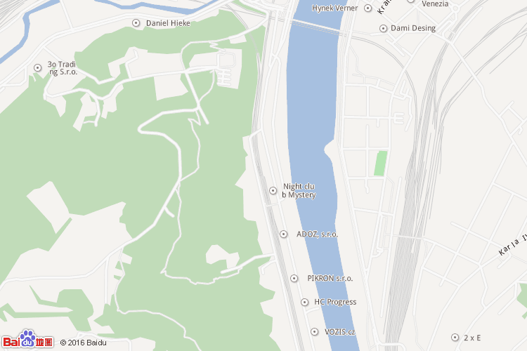 拉贝河畔乌斯季地图