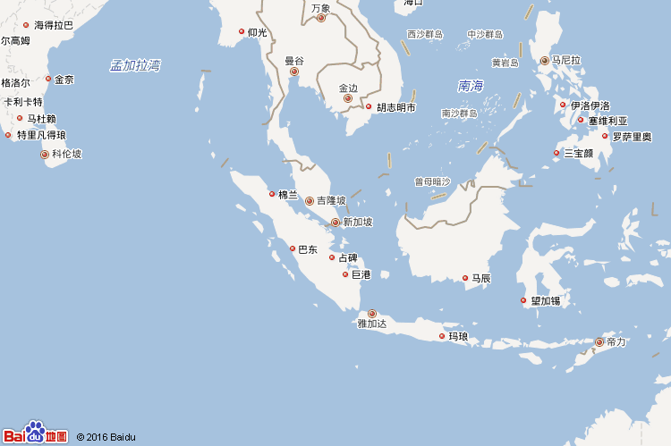 新加坡地圖