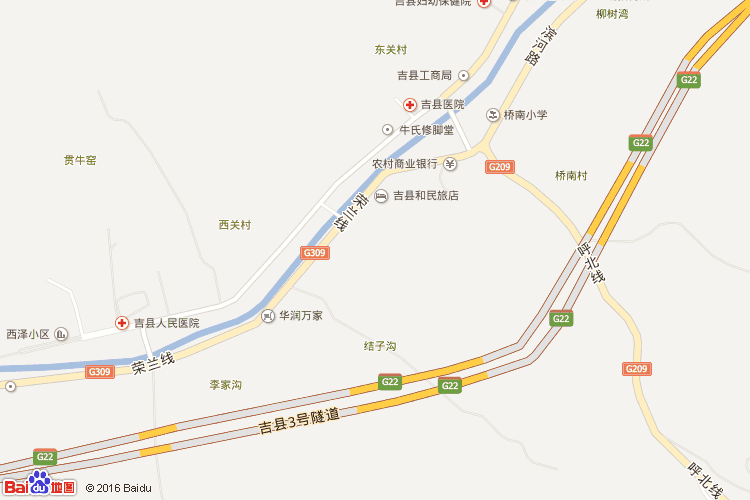 吉县地图