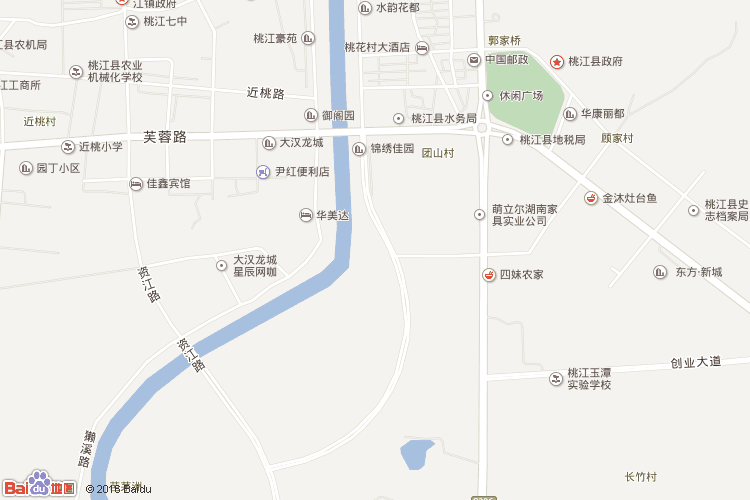 桃江地图