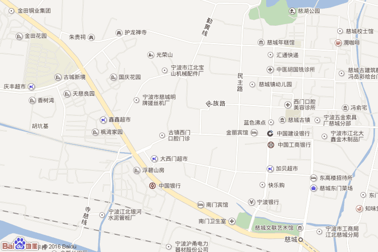 慈城地图