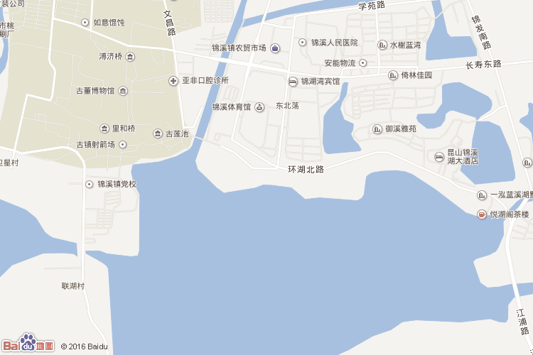 锦溪地图