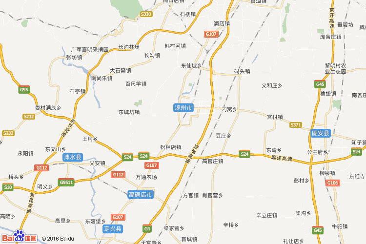 涿州地图