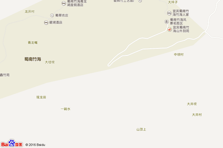 蜀南竹海地图