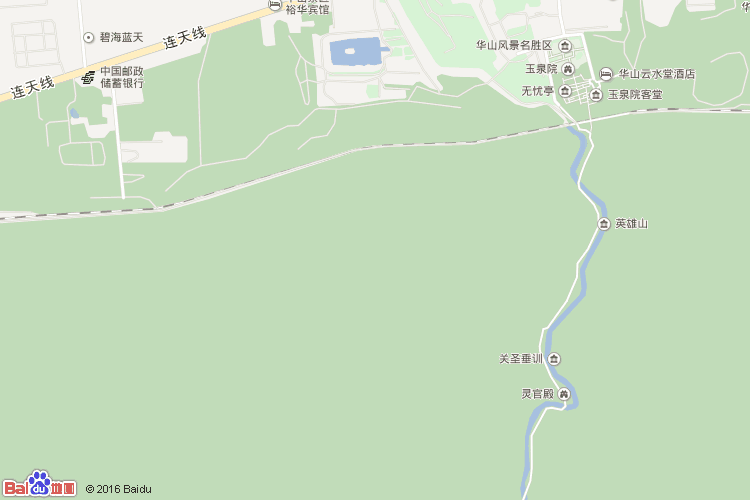 华山地图图片