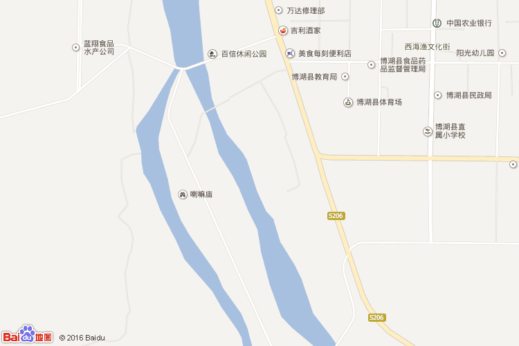博湖地图