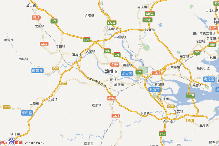 漳州地图
