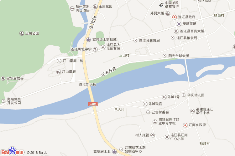 连江地图