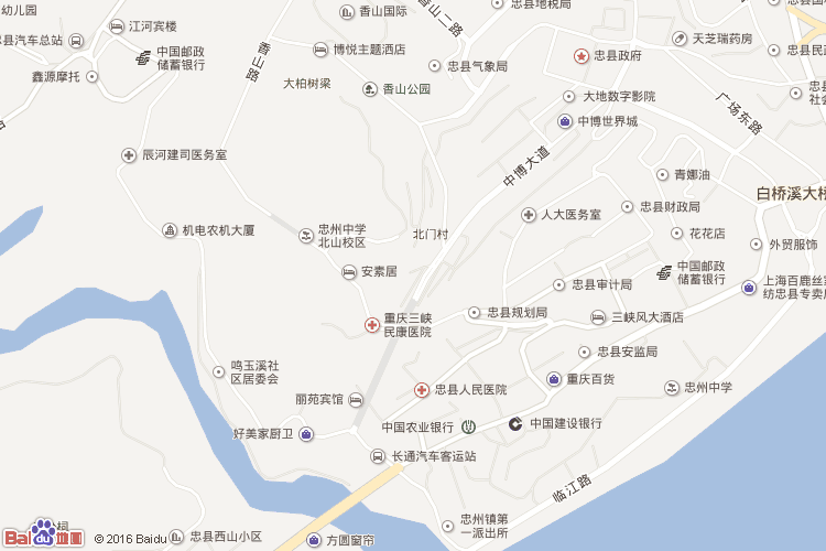 忠县地图
