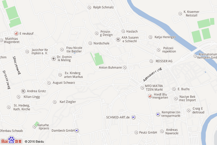 肯普滕地图