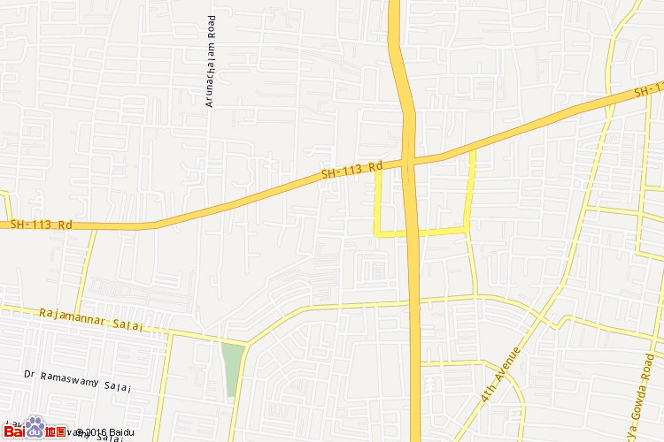 金奈（马德拉斯）地图