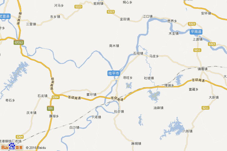桂平地图
