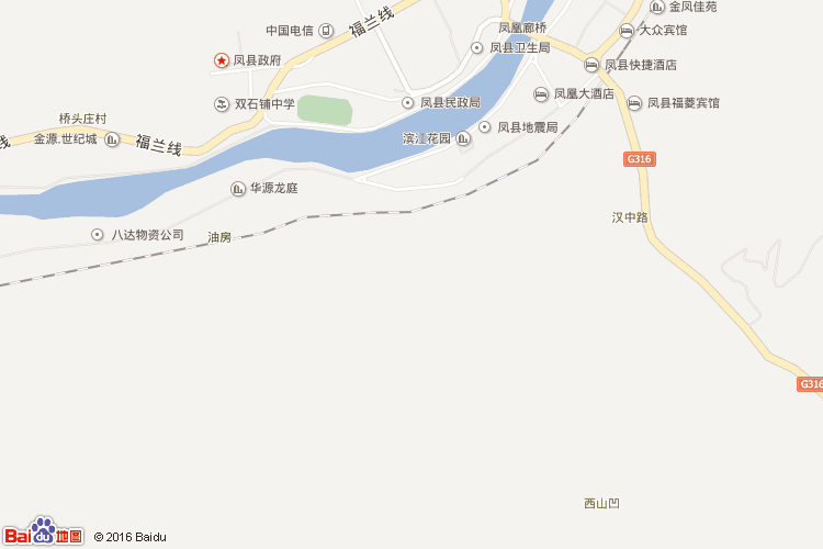 凤县地图