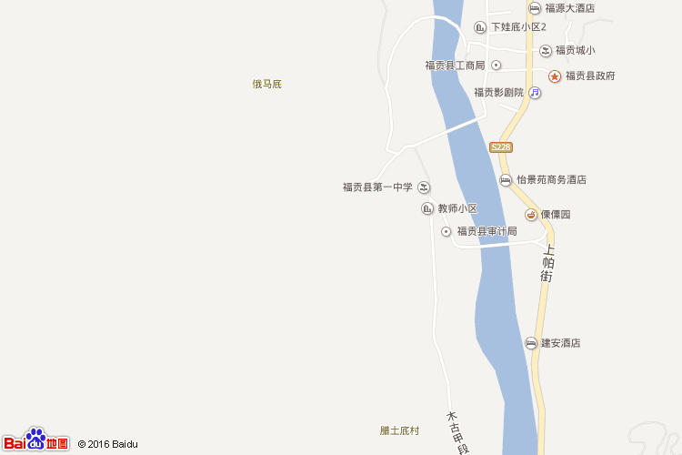 福贡地图