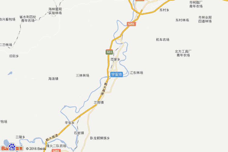 宁安地图