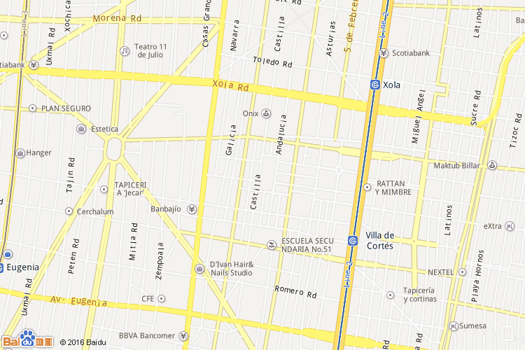 墨西哥城地图