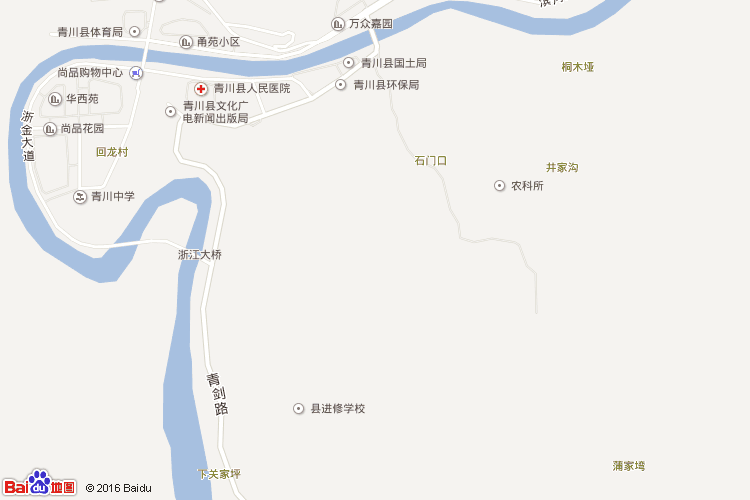 青川地图