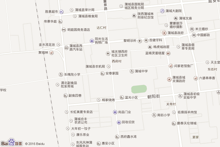 蒲城地图