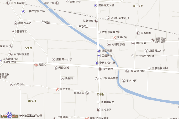唐县地图
