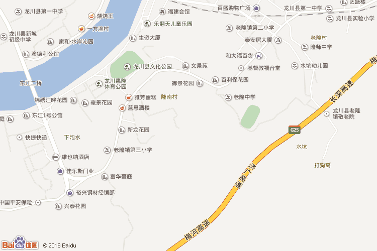 龙川地图