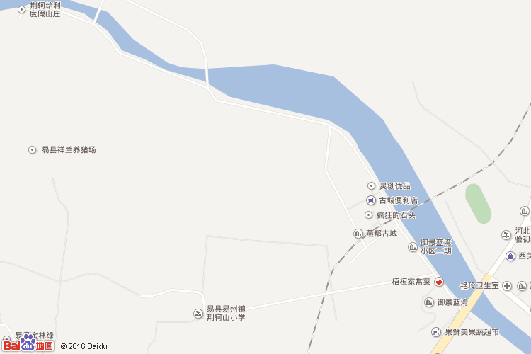 易县地图