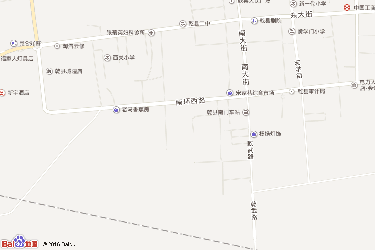 乾县地图