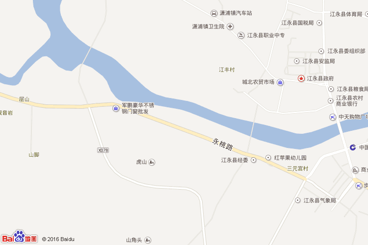 江永地图