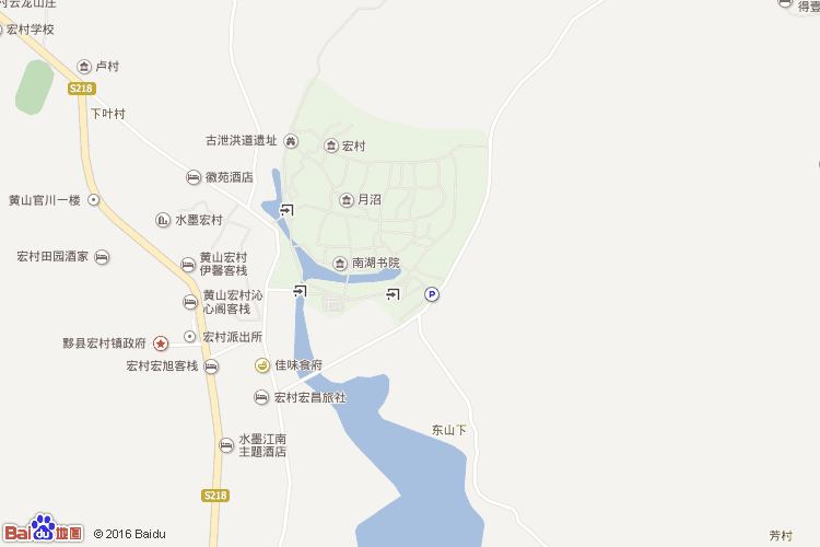 宏村地图