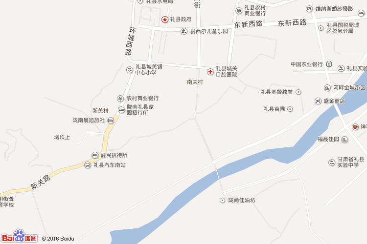 礼县地图